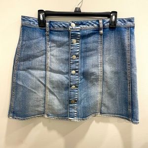 Faded glory denim skirt